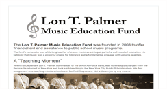 Desktop Screenshot of lontpalmer.org